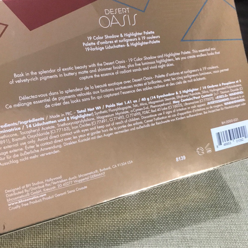 BH Cosmetics Desert Oasis Palette - Picture 6 of 6